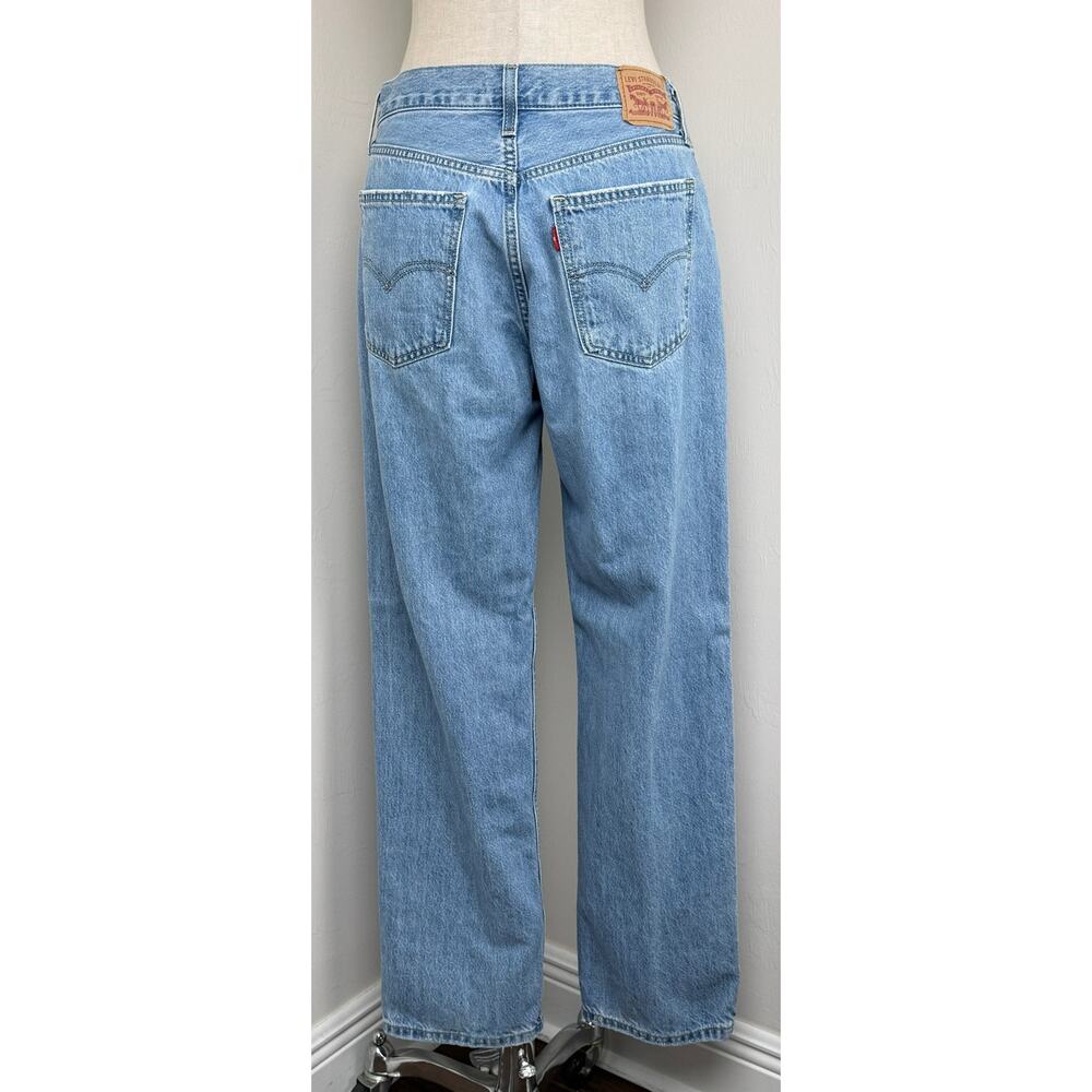 Levi's Low Pro Straight Jeans W28 Light Wash 90s Y2K Vibes Straight Leg - Picture 4 of 14